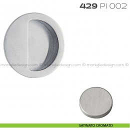 Placca ad incasso tonda con bordo di presa cieca 429 PI Reguitti 2