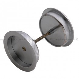 Coppia placche incasso con vite di connessione passante 524 CP Reguitti