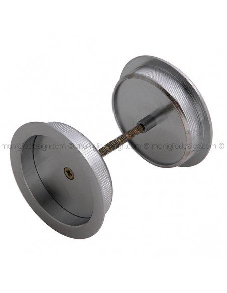 Coppia placche incasso con vite di connessione passante 524 CP Reguitti