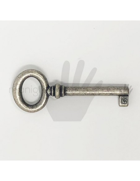 Chiave per mobile Metal Style argento vecchio MG8511
