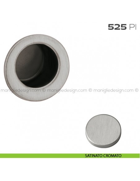 Frontale di trascinamento 525 PI Reguitti satinato cromato