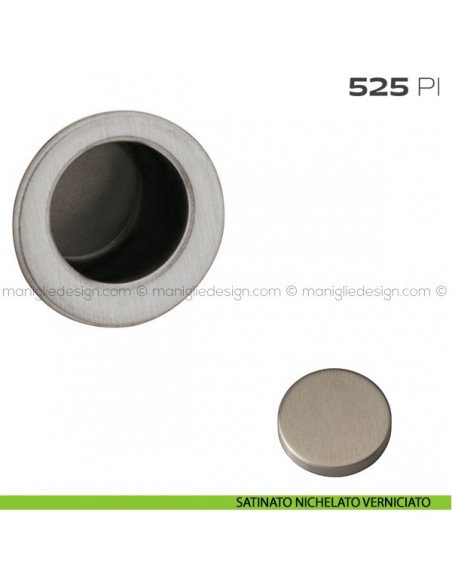 Frontale di trascinamento 525 PI Reguitti satinato nichelato verniciato