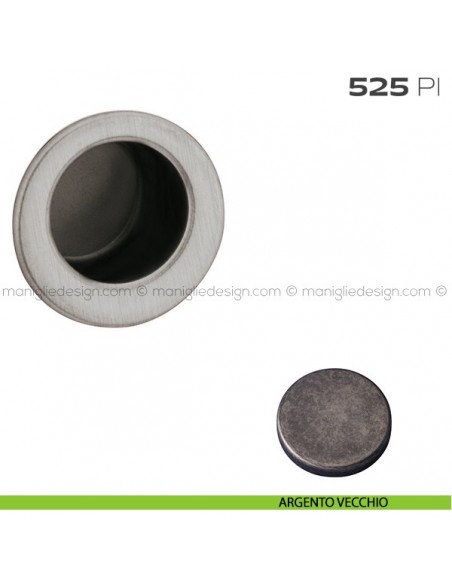 Frontale di trascinamento 525 PI Reguitti argento vecchio