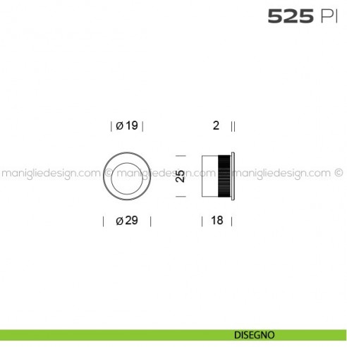 Frontale di trascinamento 525 PI Reguitti disegno