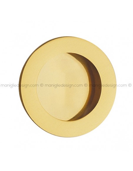 Placca incasso tonda foro 35 mm con bordo di presa cieca 527 PI Reguitti