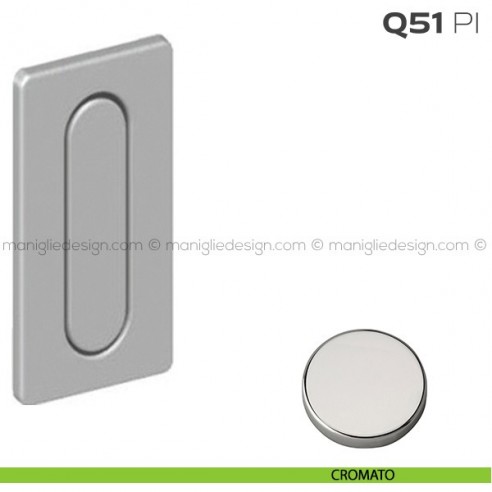 Frontale di trascinamento con pendente di presa Q51 PI Reguitti cromato