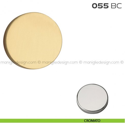 Bocchetta tonda cieca diametro 55 mm 055BC Reguitti cromato