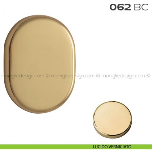 Bocchetta ovale cieca 62x82 mm 062BC Reguitti lucido verniciato