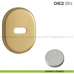 Bocchetta ovale per limitatore di apertura 62x82 mm 062BN Reguitti 2