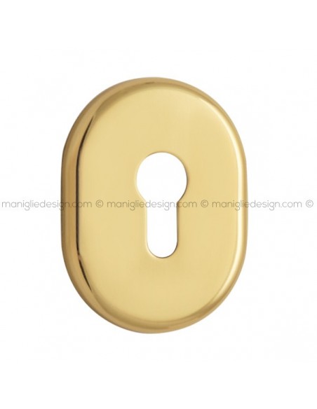 Bocchetta ovale con foro yale 62x82 mm 062BY Reguitti