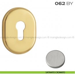 Bocchetta ovale con foro yale 62x82 mm 062BY Reguitti 2