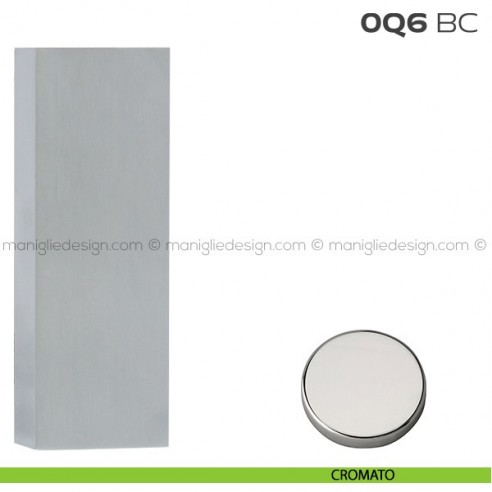 Bocchetta rettangolare cieca 36x93 mm 0Q6BC Reguitti cromato