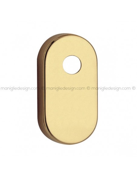 Bocchetta ovale con foro asse per cilindretti con codolo 31x62 mm C09RO Reguitti