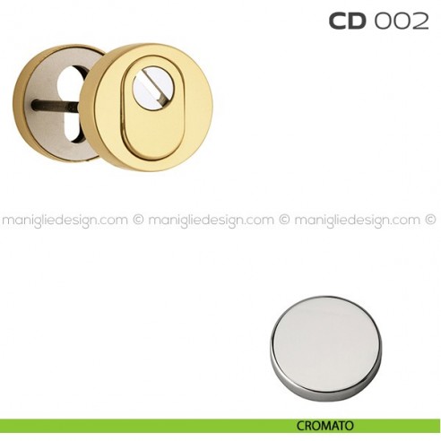 Bocchette di sicurezza tonde diametro 52 mm CD002 Reguitti cromato