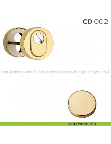 Bocchette di sicurezza tonde diametro 52 mm CD002 Reguitti lucido verniciato