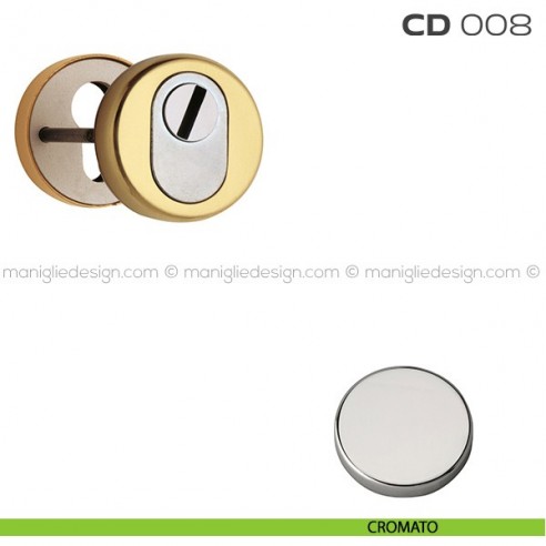 Bocchette di sicurezza tonde diametro 53 mm CD008 Reguitti cromato