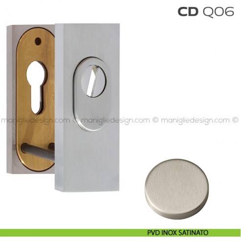 Bocchette di sicurezza rettangolari 36x93 mm CDQ06 Reguitti PVD inox satinato