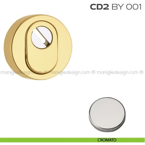 Bocchetta tonda con blocco defender diametro 53 mm CD2BY001 Reguitti cromato