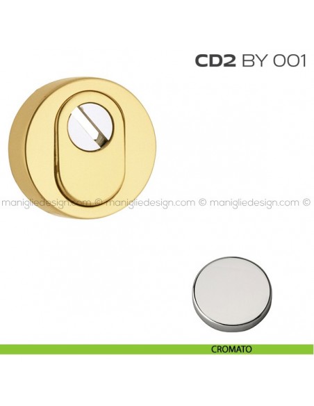 Bocchetta tonda con blocco defender diametro 53 mm CD2BY001 Reguitti cromato