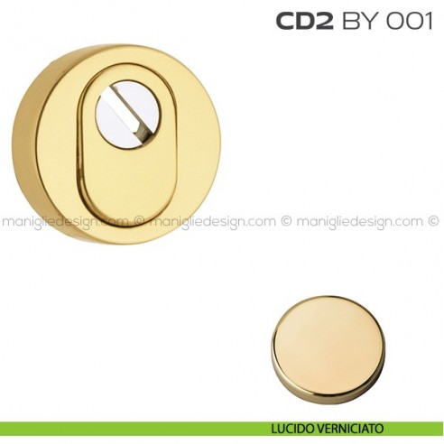 Bocchetta tonda con blocco defender diametro 53 mm CD2BY001 Reguitti lucido verniciato