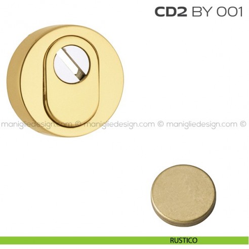 Bocchetta tonda con blocco defender diametro 53 mm CD2BY001 Reguitti rustico