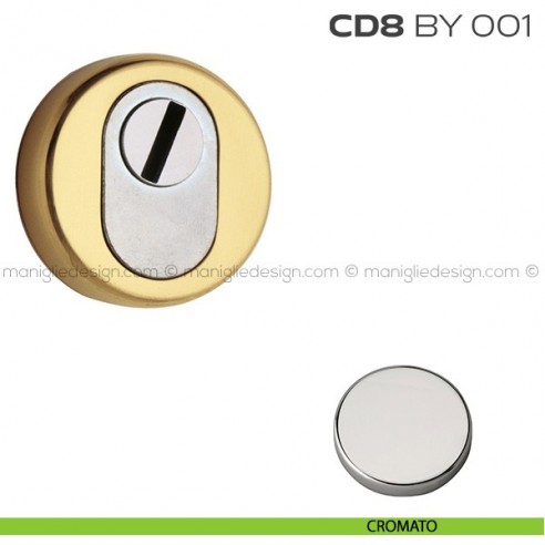 Bocchetta tonda di sicurezza diametro 53 mm CD8BY001 Reguitti cromato