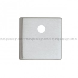 Bocchetta quadrata con foro asse per cilindretti con codolo 50x50 mm CQ8RO Reguitti