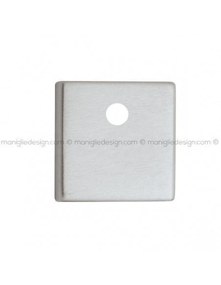 Bocchetta quadrata con foro asse per cilindretti con codolo 50x50 mm CQ8RO Reguitti