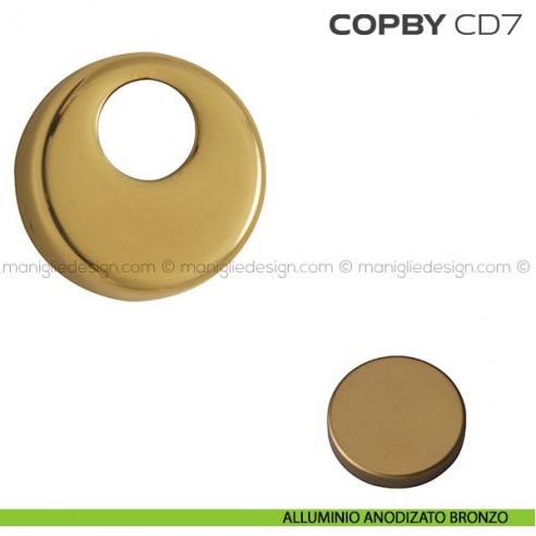 Copri defender diametro 46 mm BYCD7 Reguitti alluminio anodizzato bronzo