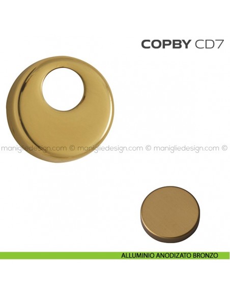 Copri defender diametro 46 mm BYCD7 Reguitti alluminio anodizzato bronzo