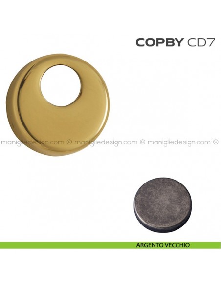 Copri defender diametro 46 mm BYCD7 Reguitti argento vecchio