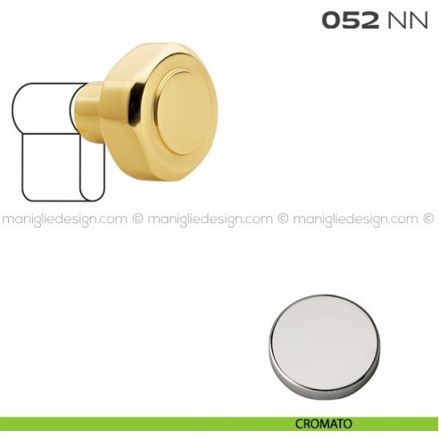 Pomolo per cilindro diametro 45 mm 052NN Reguitti cromato