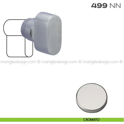 Pomolo per cilindro 499NN Reguitti cromato