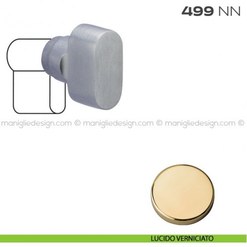 Pomolo per cilindro 499NN Reguitti lucido verniciato