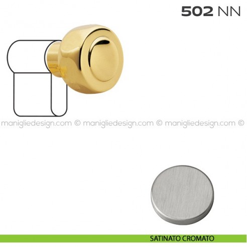 Pomolo per cilindro diametro 34 mm 502NN Reguitti satinato cromato