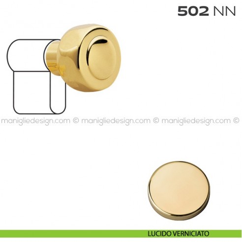 Pomolo per cilindro diametro 34 mm 502NN Reguitti lucido verniciato