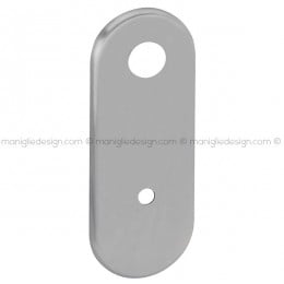 Placca per porta blindata foro codolo cilindro distanza 85 mm 171KP Reguitti