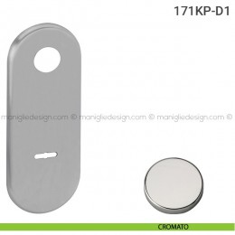 Placca per porta blindata doppia mappa distanza 85 mm 171KP Reguitti 2