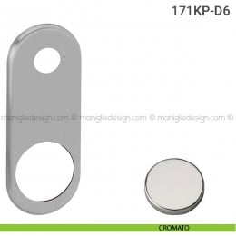 Placca per porta blindata per defender diametro 46 mm 171KP Reguitti 2
