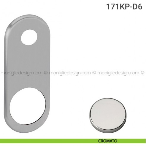 Placca per porta blindata per defender diametro 46 mm 171KP Reguitti cromato