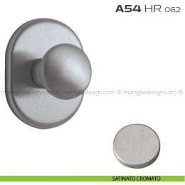 Pomolo girevole per porta con rosetta 62x82 mm A54HR Reguitti 2