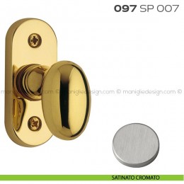 Segretino piccolo per porta con rosetta 27x67x7 mm 097SP007 Reguitti 2