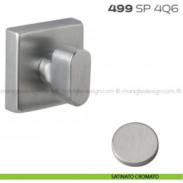 Segretino piccolo per porta con rosetta 45x45 mm 499SP4Q6 Reguitti 2