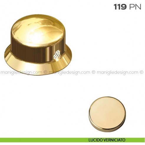 Pomolo a campana per limitatore d'apertura 119PN Reguitti lucido verniciato