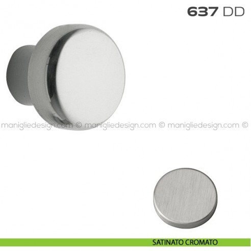 Dado diametro 20 mm con doppio filetto per troncone 637DD Reguitti satinato cromato