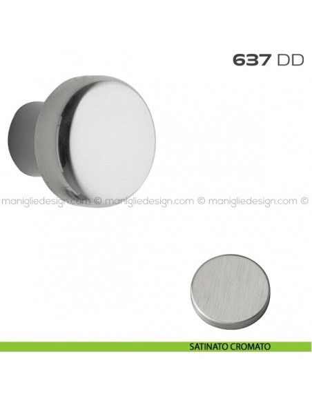 Dado diametro 20 mm con doppio filetto per troncone 637DD Reguitti satinato cromato