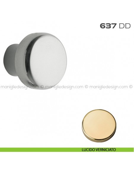 Dado diametro 20 mm con doppio filetto per troncone 637DD Reguitti lucido verniciato