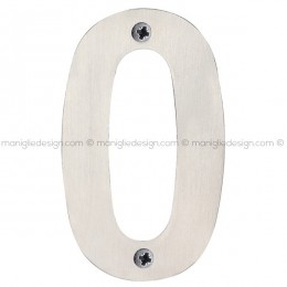 Numero Civico Esterno Moderno Acciaio Inossidabile,altezza 125 Mm, Placcato Nero (Numero 7 Sette - Foto 8