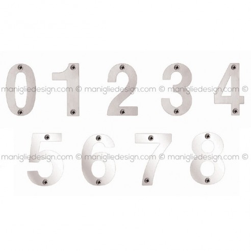 NUMERO CIVICO 2 IN ACCIAIO INOX - Foto 2