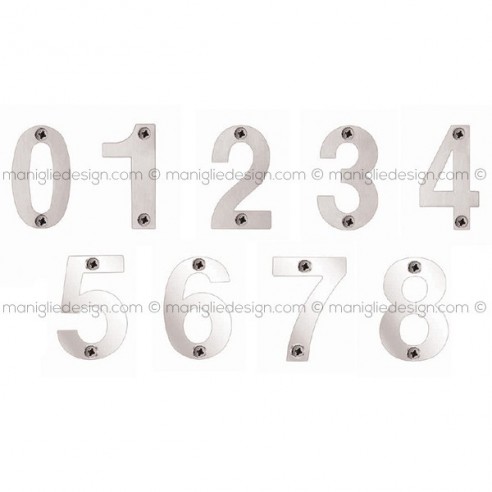 Numero Civico "3" Acciaio Inox N3-001 - Vanzo S.a.s - Foto 11